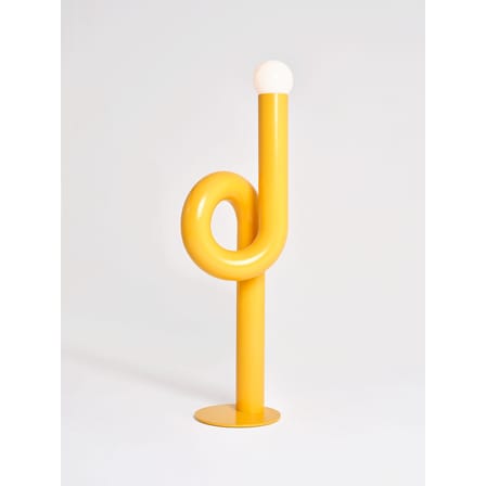 Lampadaire Petite Modulation métal jaune / H 120 cm - Axel Chay