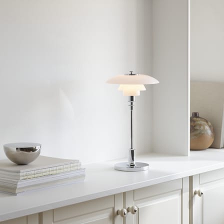 Lampe extérieur sans fil rechargeable PH 2/1 verre métal / LED - Louis Poulsen