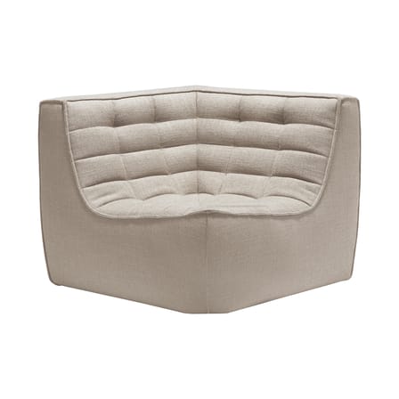 N701 Lounge Chair UK Version textile beige / UK Version - 90° square corner Unit - Ethnicraft