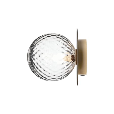 Applique salle de bains Liila 1 Medium / Plafonnier - Ø 14 cm / Verre facetté - NUURA