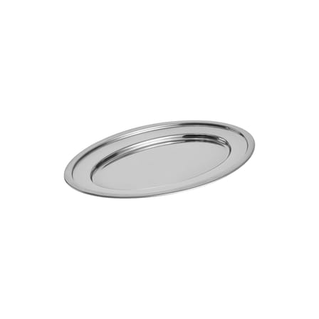 Plat de service Essential Oval métal / 37 x 24 cm - Hay