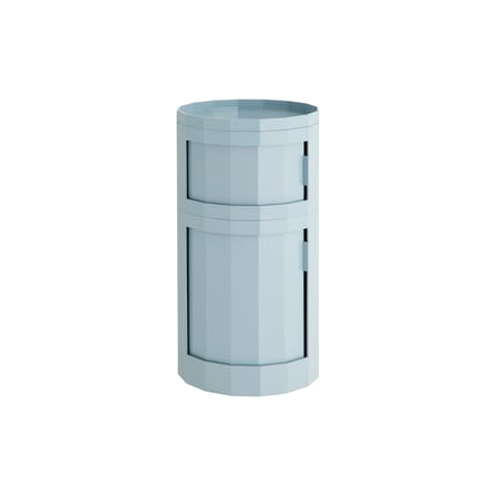 Rangement Facet High / H 66 cm - 2 portes / Avec roulettes - Hay