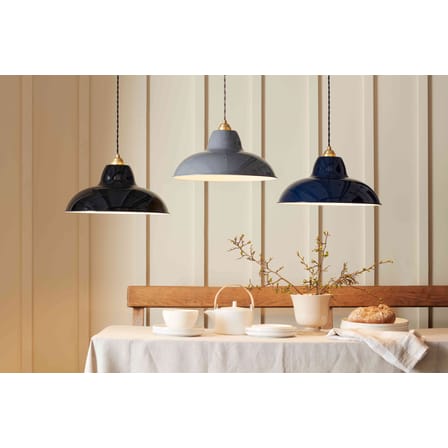 Suspension Original 1227 Midi Wide métal noir / Ø 40 x H 19 cm/ Réédition 1930' - Anglepoise