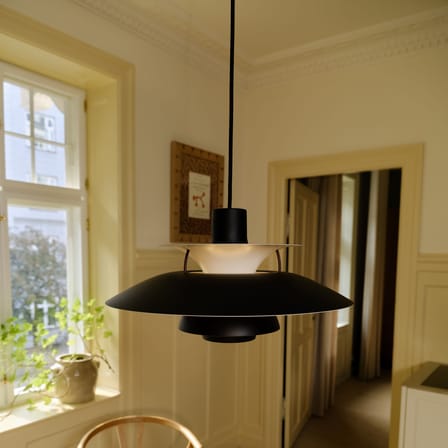 Suspension PH 5 métal noir / Black edition 2025 - Ø 50 cm - Louis Poulsen
