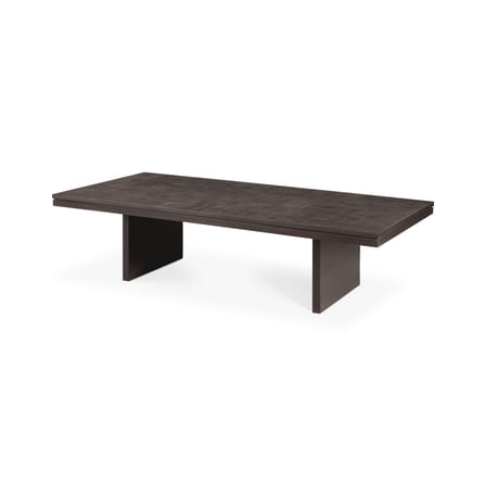 Table basse Grooves bois noir / 135 x 65 cm x H 34 cm - Ethnicraft