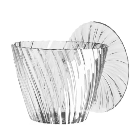 Table basse Sparkle plastique transparent / Ø 45 x H 35 cm - Kartell
