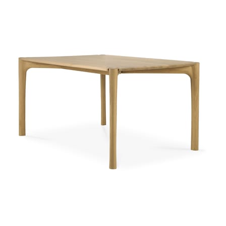 Table rectangulaire PI bois massif chêne / 140 x 80 cm - 6 personnes - Ethnicraft