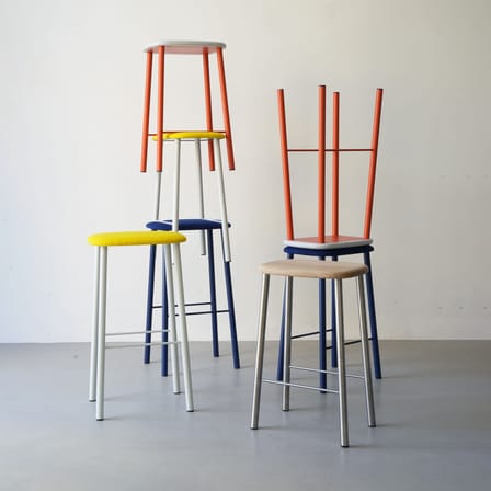 Tabouret de bar Bird bois / H 65 cm - Non rembourré - raawii