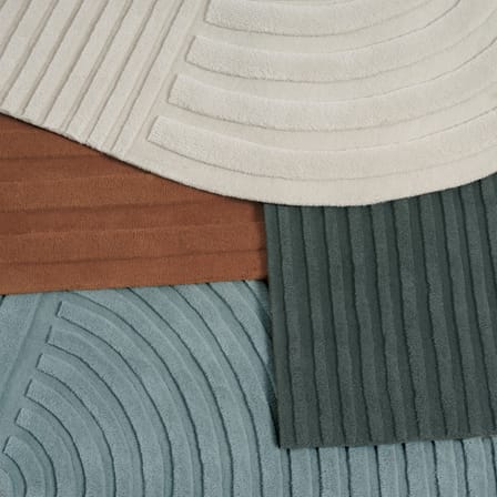 Tapis Relevo  vert / 170 x 240 cm - Tufté main - Muuto
