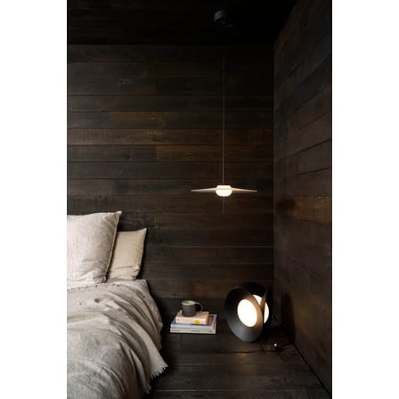 Tischleuchte Armen LED metall schwarz / Ø 31 x H 31 cm - Metall & Glas - DCW éditions
