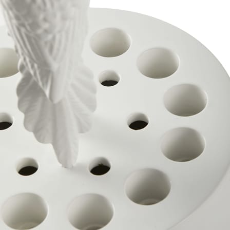 Vase Bird Watching céramique blanc / H 51 cm - POLSPOTTEN