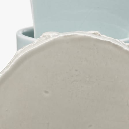 Vase Découpage - Feuille céramique bleu / Bouroullec, 2020 - Vitra