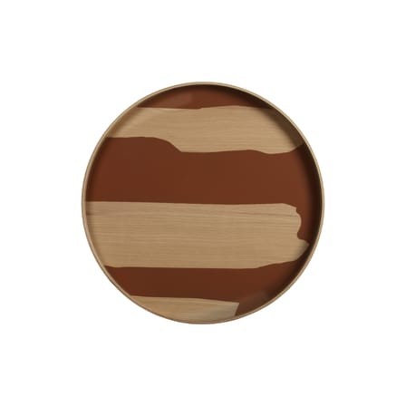Accessorio  legno marrone / Piano Second Nature Ø 61 cm - Per tavolini estraibili Ø 62 cm - Ethnicraft
