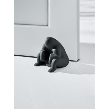 Cale-porte Dédé plastique noir / Philippe Starck, 1996 - Alessi