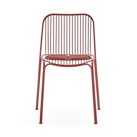 Chaise HiRay métal rouge - Kartell