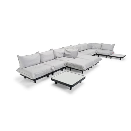 Chauffeuse d'angle Paletti Corner tissu gris - Fatboy