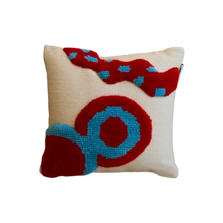 Coussin Sfera / 45 x 45 cm - Laine recyclée tissée main - COLORTHERAPIS