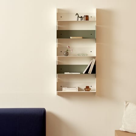 Étagère Pli métal blanc / L 45 x P 15 cm - TIPTOE
