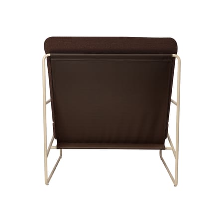 Gepolsterter Sessel Desert textil braun - Ferm Living