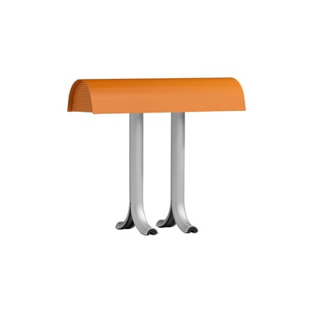 Lampe de table Anagram métal orange / L 36,5 cm - Hay