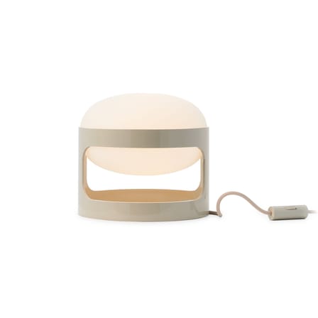 Lampe de table KD28 plastique gris / Joe Colombo, 1967 - Recyclé - Kartell
