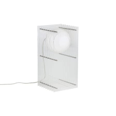 Lampe de table Lop Small Rectangle plastique transparent / Lauréat Archiproducts Design Award - BANG