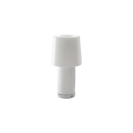 Lampe extérieur sans fil rechargeable Cameo LED verre blanc - Fontana Arte