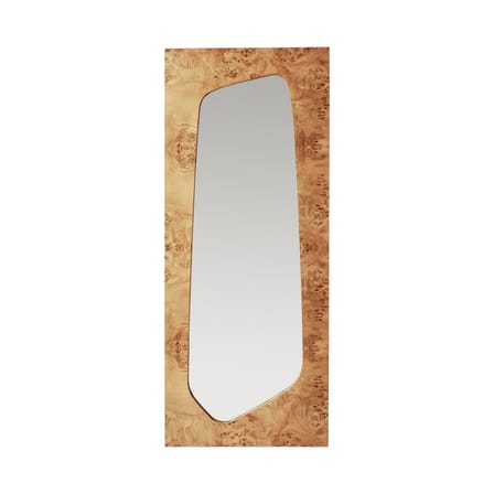 Miroir mural Folia Large bois naturel / L 55 x H 135 cm - Ferm Living