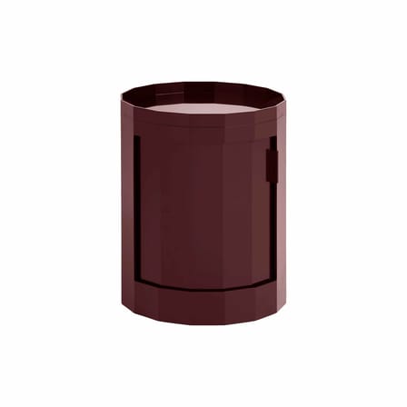 Rangement Facet Low / H 49 cm - 1 porte / Avec roulettes - Hay