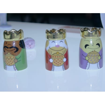 Set de 3 santons Re Magi céramique - Alessi