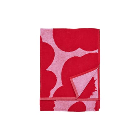 Serviette de toilette Unikko rouge / 50 x 70 cm - Marimekko
