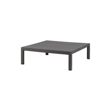 Table basse Maximo gris / 80 x 80 x H 25,5 cm - NARDI
