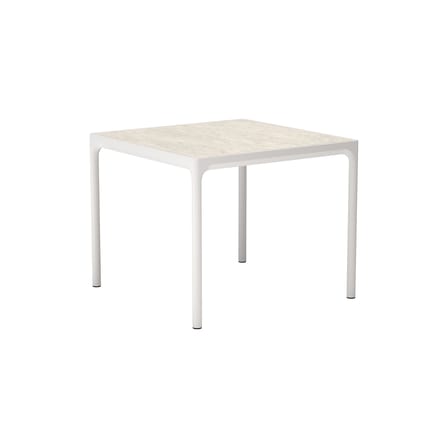 Tavolo quadrato Four Ceramic ceramica bianco / 90 x 90 cm - Houe