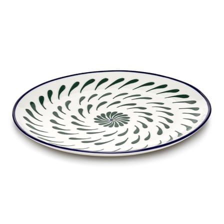 Teller Bazaar keramik grün / Set von 4 - Ø 26,5 cm - Serax