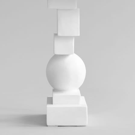 Beistelltisch Artist corian weiß / Ø 44 x H 50 cm – Faserbeton - 101 COPENHAGEN