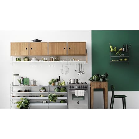 Caisson / 1 porte battante chêne - L 58 x P 30 x H 42 cm - String Furniture