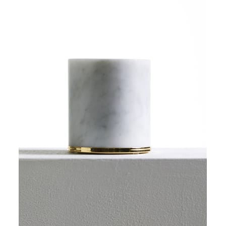 Cale-porte  marbre blanc / Marbre - H 10 cm - Opinion Ciatti