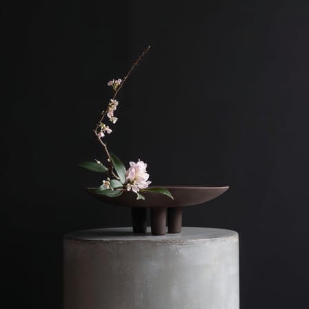 Centre de table Duck Mini céramique marron / Ø 30 x H 9,2 cm - 101 COPENHAGEN
