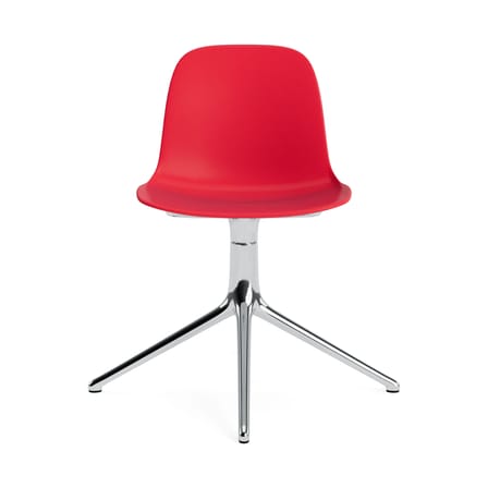 Chaise pivotante Form 4L plastique rouge - Normann Copenhagen