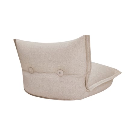 Chauffeuse The BonBaron Slim beige / INDOOR - Tissu bouclé - Fatboy