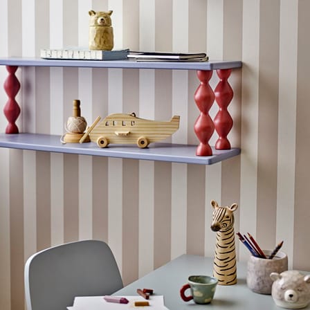 Etagère murale Bibiola bois bleu / L 80 x H 26 cm - Bloomingville