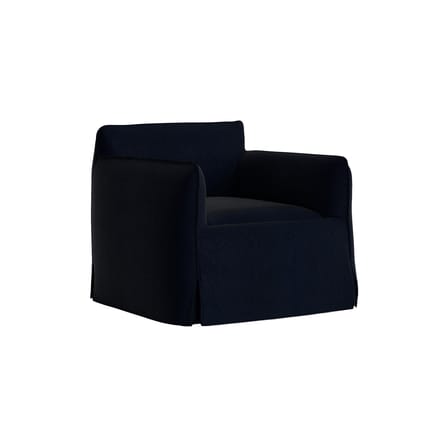 Fauteuil rembourré Mimi tissu bleu - Hay