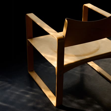 Fauteuil Series 270 F bois jaune / Verner Panton (1965) - Verpan
