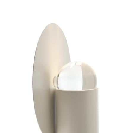 Lampe de table Era Small LED métal blanc / H 43 cm - Orientable - Mogg