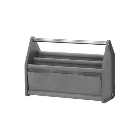 Locker Box Basket textile grey / Transportable desk organiser - Fabric / L 46.5 cm - Vitra