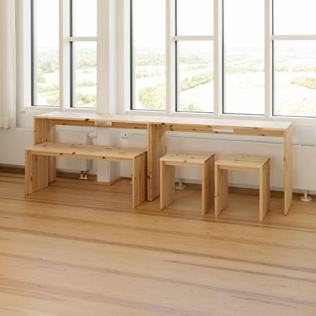 Join-In Stool natural wood / End table - KARUP