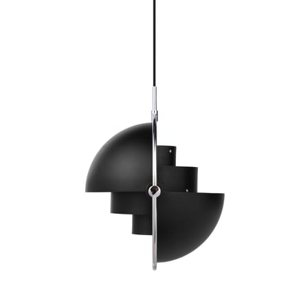 Suspension Multi-Lite Small métal noir / Ø 25 cm - Modulable & orientable / Réédition 1972 - Gubi
