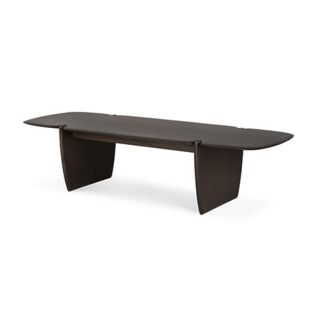 Table basse PI bois marron / 155 x 58 x H 38 cm - Acajou massif - Ethnicraft
