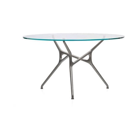Table ronde Branch verre transparent / Jakob Wagner, 2012 - Ø 130 cm - Cappellini