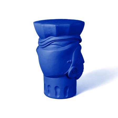 Tabouret Magna Graecia - Testa di Moro Man céramique bleu - Seletti